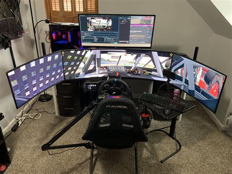 Sim Racing Setup: The Ultimate Experience with Triple Curved .